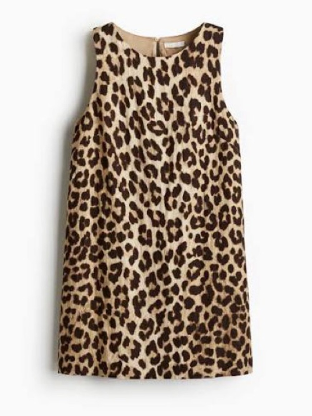H&M Leopard Print Mini Dress in Beige and Brown size xs but fits like a small